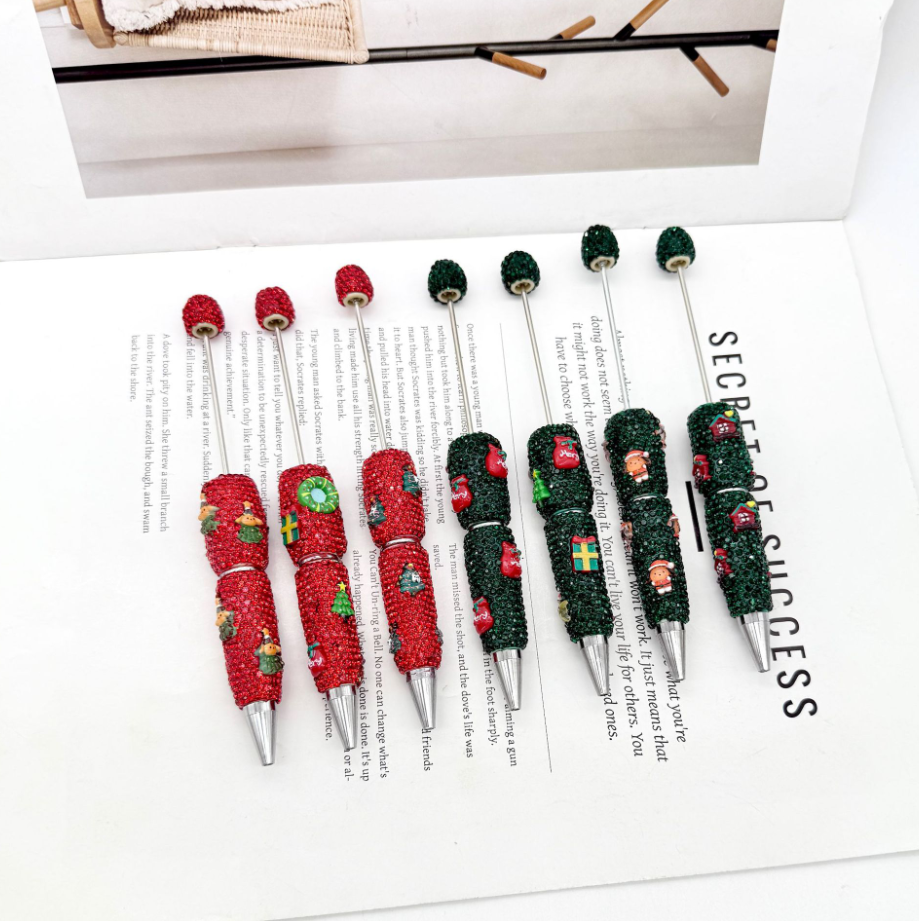 christmas beadable pens