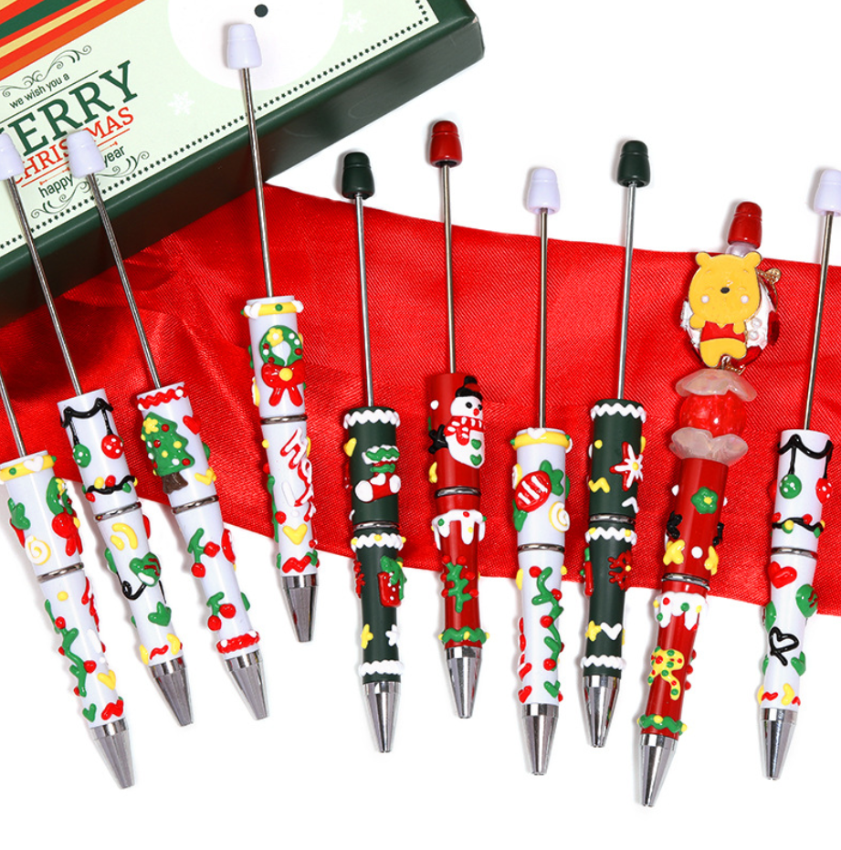 christmas beadable pens