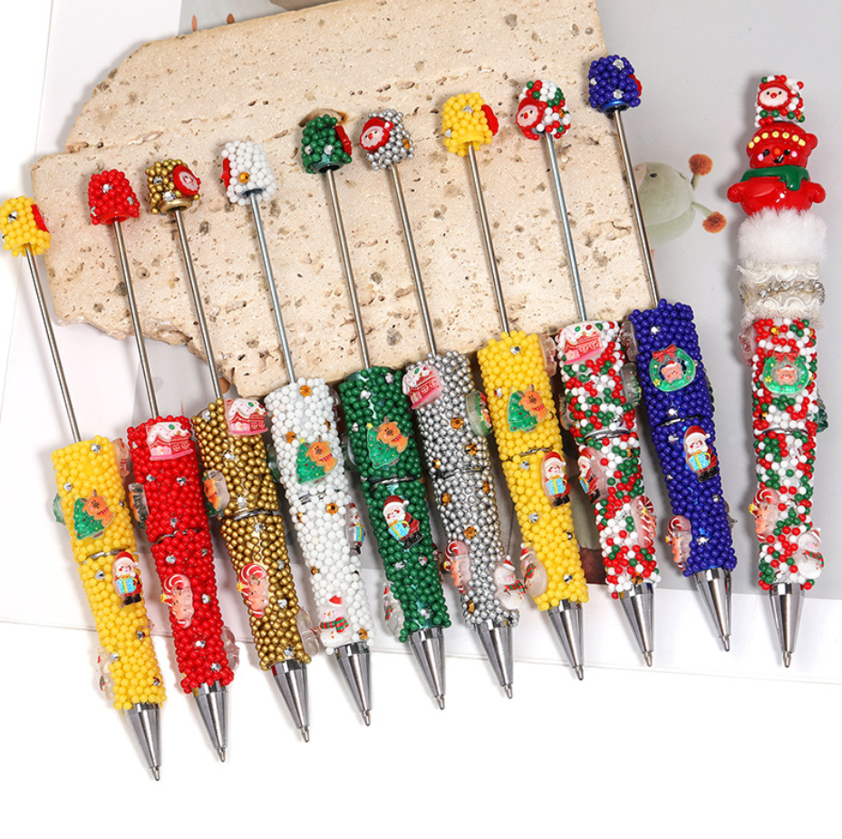christmas beadable pens